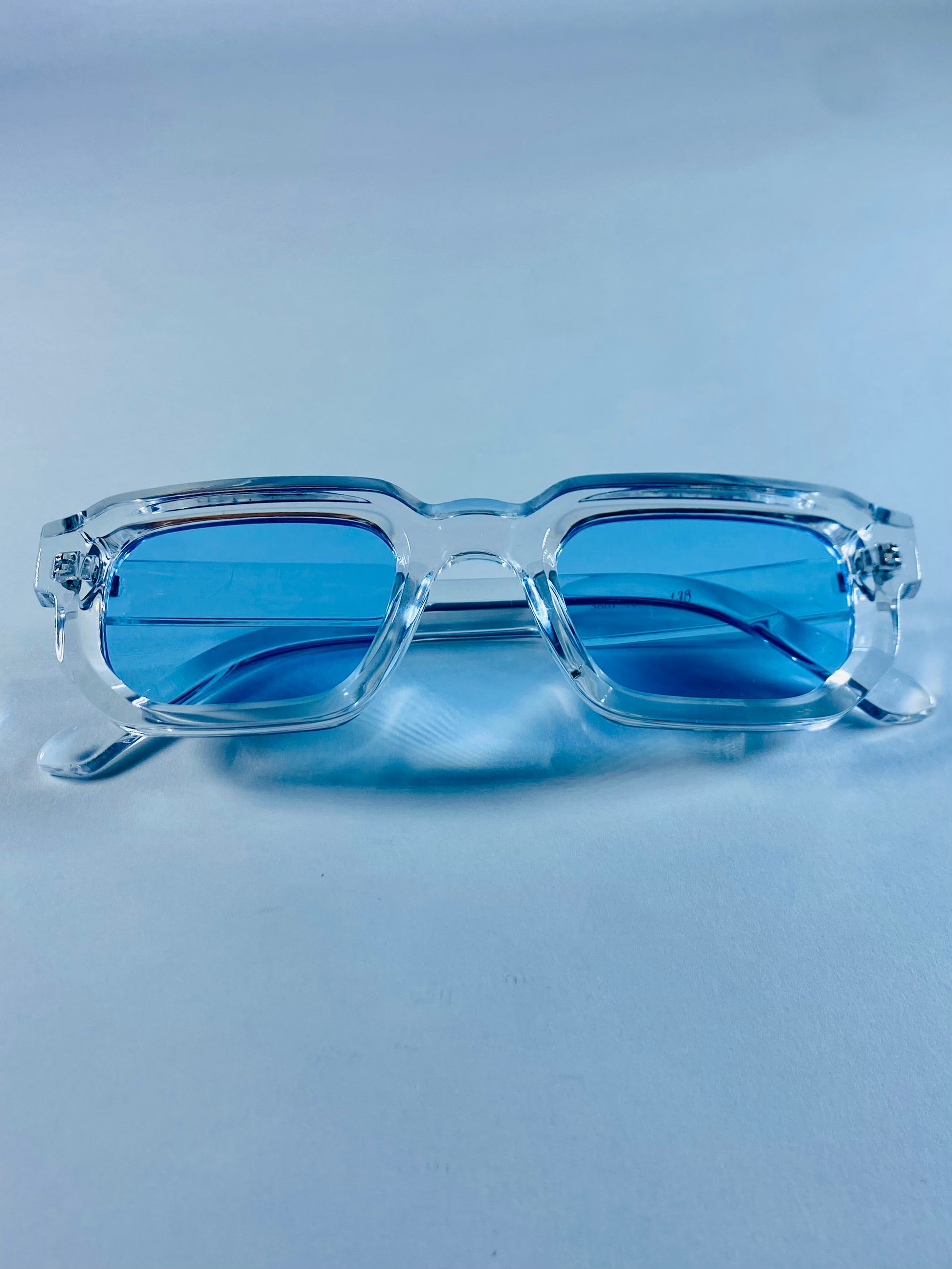Lunettes de soleil Horus transparent/bleu