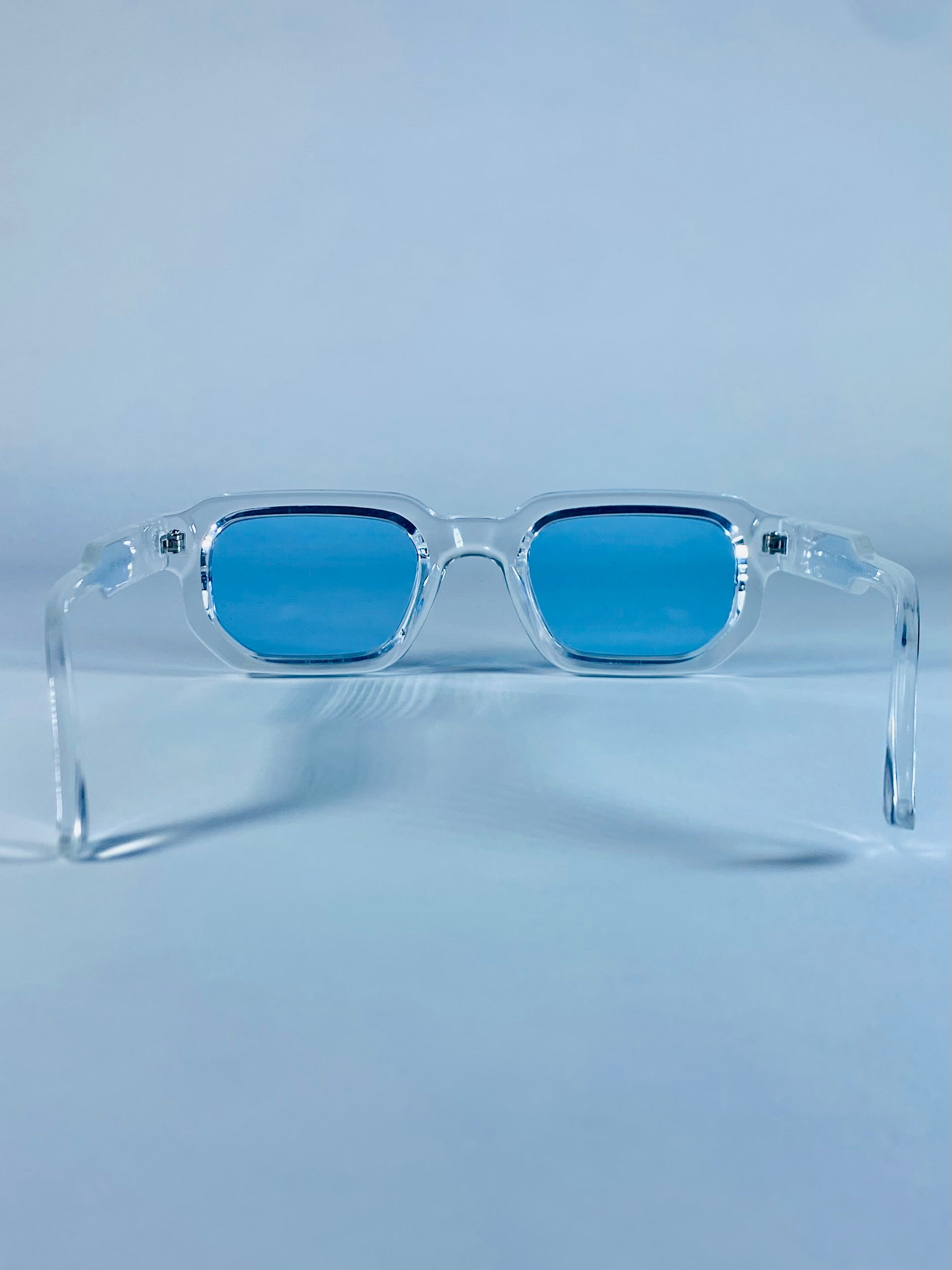 Lunettes de soleil Horus transparent/bleu