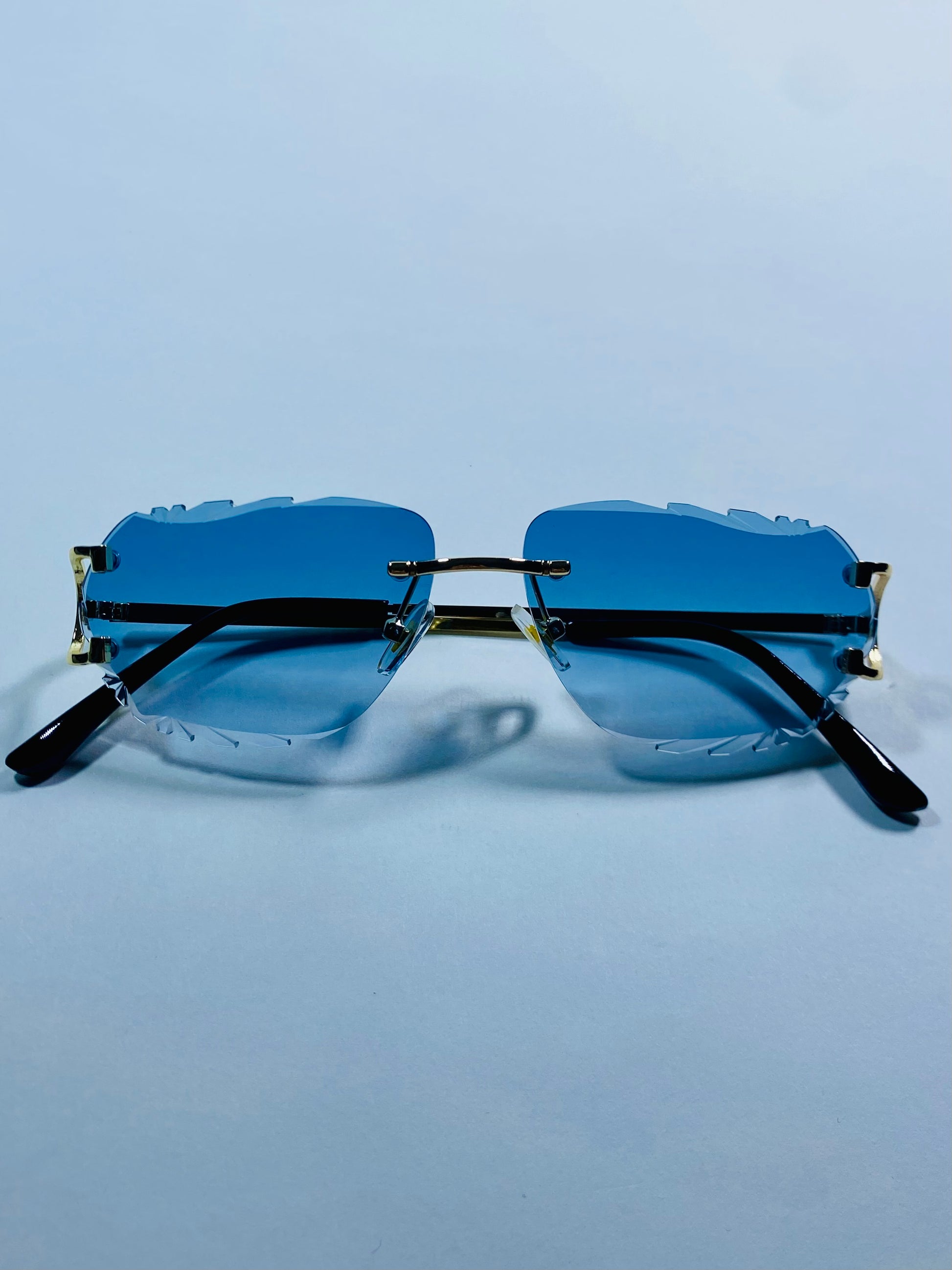 Lunettes de soleil Poséidon bleu